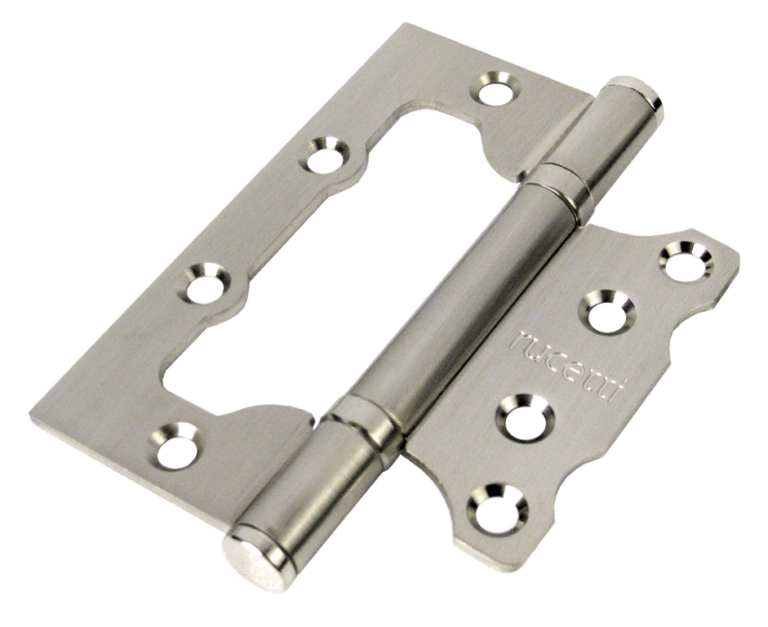 Петля дверная RUCETTI без врезки RFH-100*75*2,5 SN