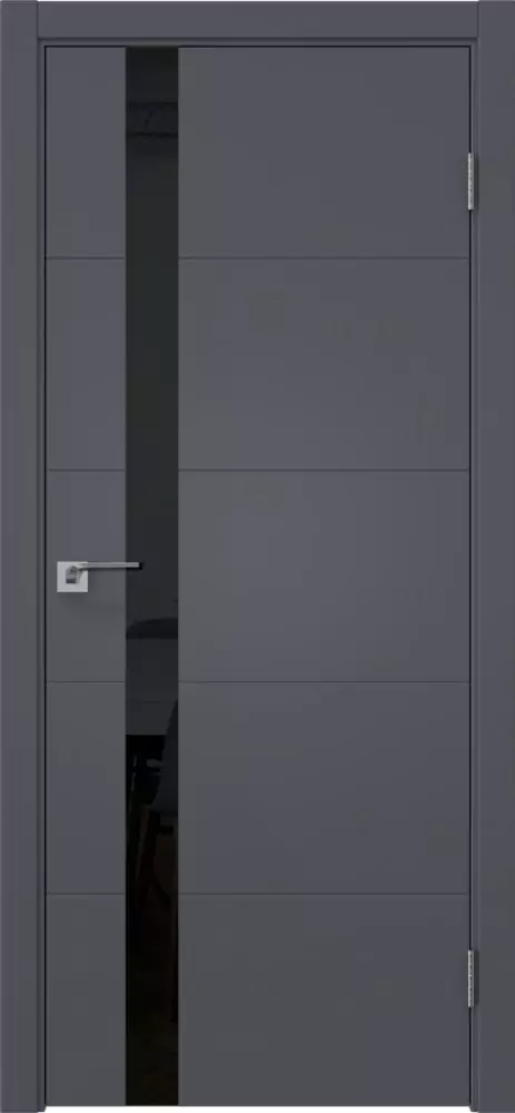 Межкомнатная дверь ПО DR 3.1 Эмаль-Лакобель черный