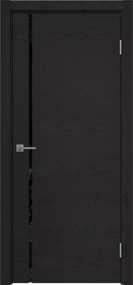 Межкомнатная дверь ПО VTR 1.1 Триплекс черный