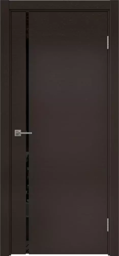 Межкомнатная дверь ПО VTR 1.1 Триплекс черный