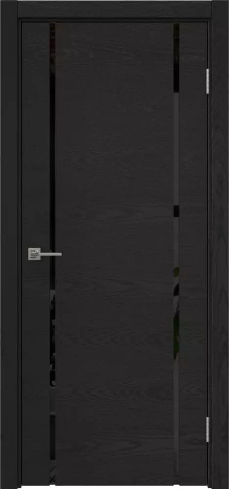 Межкомнатная дверь ПО VTR 1.2 Триплекс черный