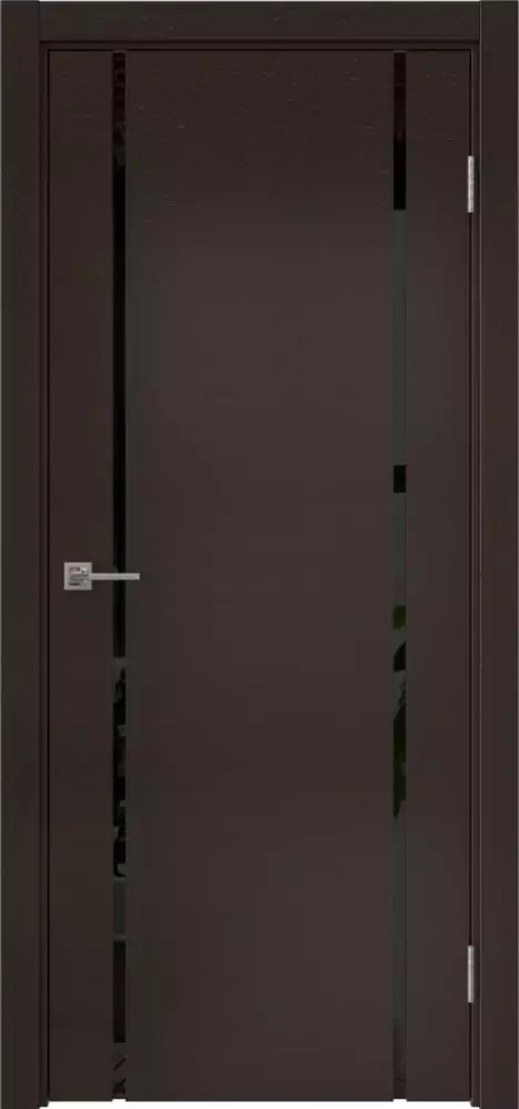 Межкомнатная дверь ПО VTR 1.2 Триплекс черный