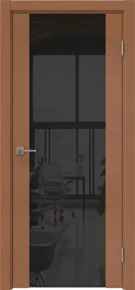 Межкомнатная дверь ПО VTR 1.3 Триплекс черный