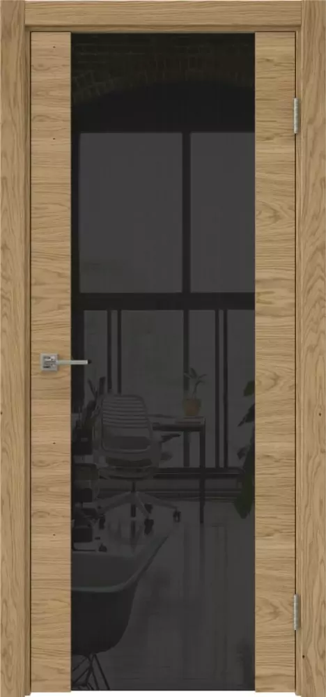 Межкомнатная дверь ПО VTR 1.3 Триплекс черный