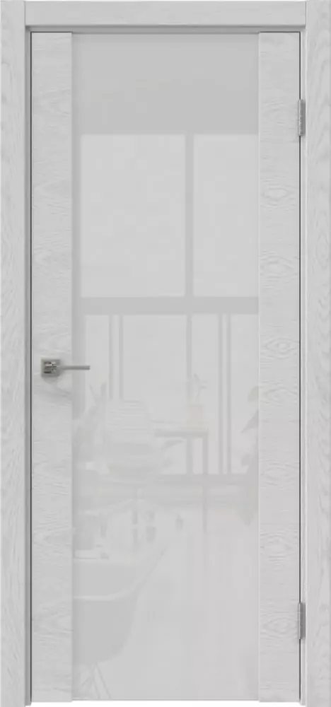 Межкомнатная дверь ПО VTR 1.3 Триплекс белый