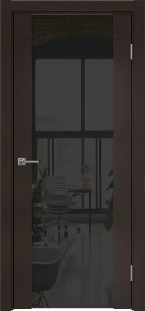 Межкомнатная дверь ПО VTR 1.3 Триплекс черный