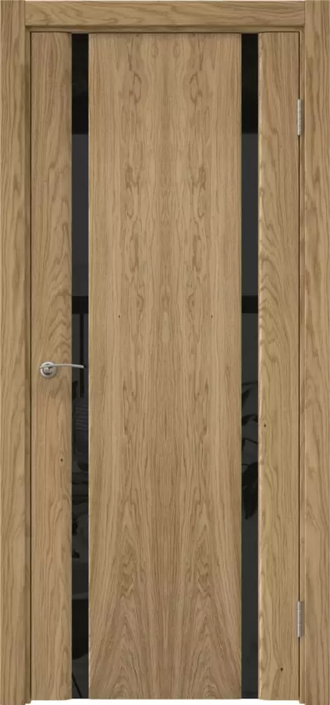 Межкомнатная дверь ПО VTR 2.2 Триплекс черный