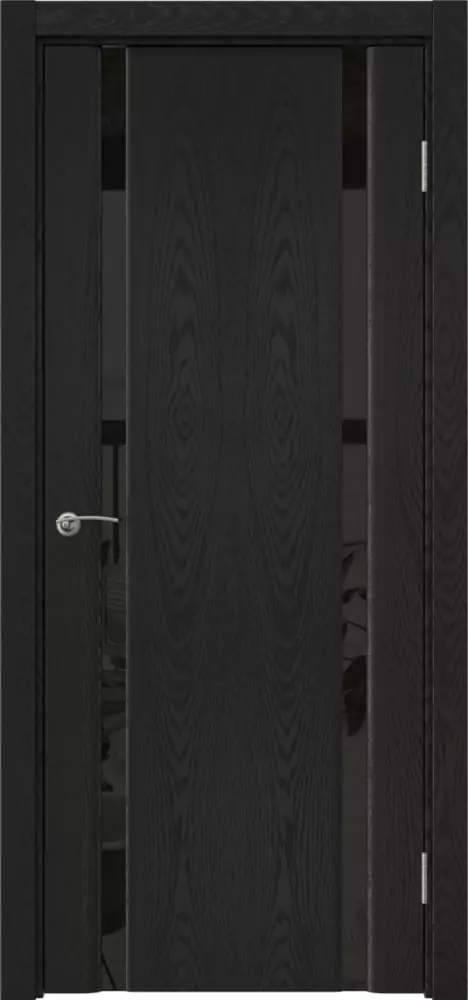 Межкомнатная дверь ПО VTR 2.2 Триплекс черный