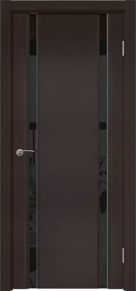 Межкомнатная дверь ПО VTR 2.2 Триплекс черный