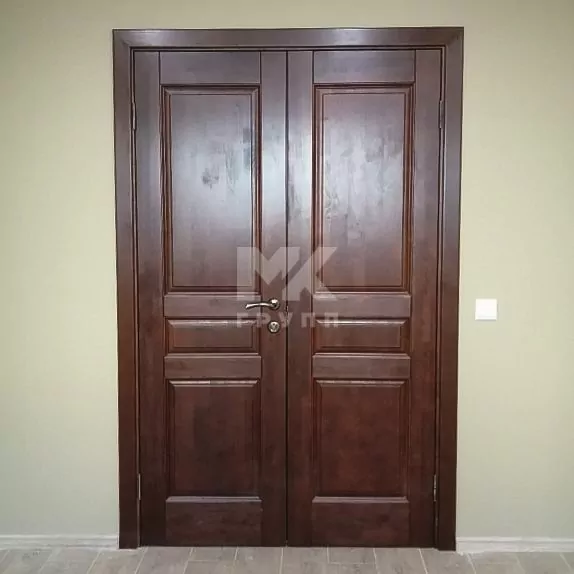 Белорусские двери (шпон) ПГ Валенсия. Белорусские двери (шпон) ПГ Валенсия, цвет Бренди. Массив ольхи.