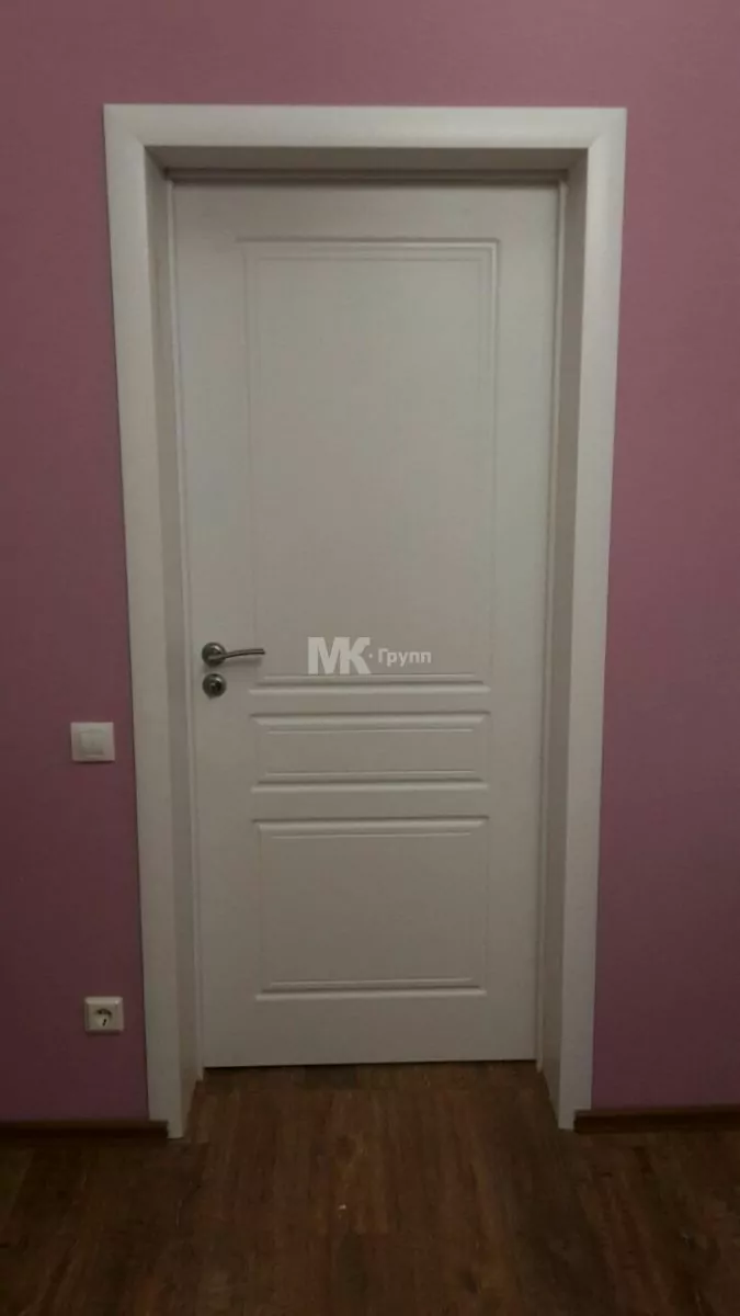 Дверь ПГ Престиж в цвете Белый снег матовый