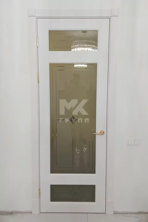 Лорд ПО Корона 2. Лорд ПО Корона 2, цвет Белый снег. Стекло: Матовое белое. Сатинат белый с фотопечатью и гравировкой.