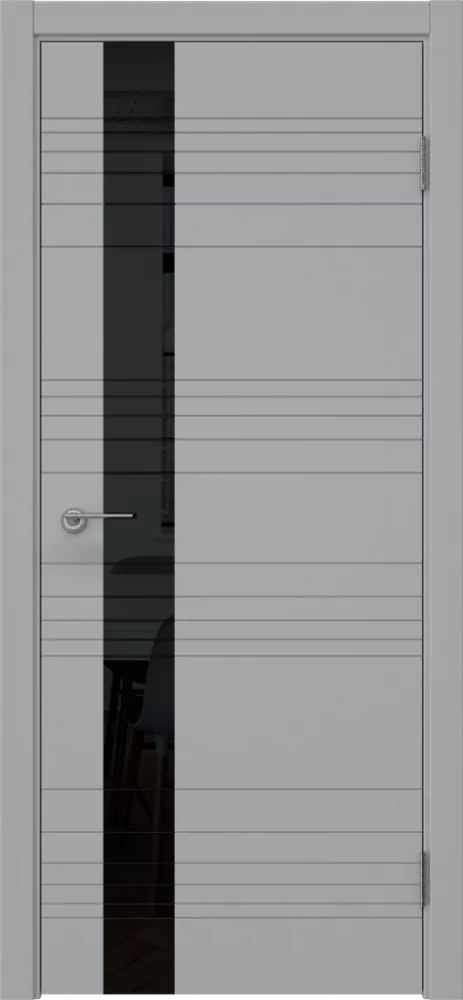 Межкомнатная дверь ПО DR 2.1 Эмаль-Лакобель черный