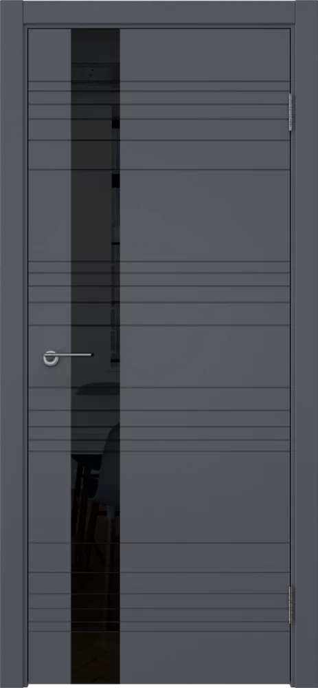 Межкомнатная дверь ПО DR 2.1 Эмаль-Лакобель черный