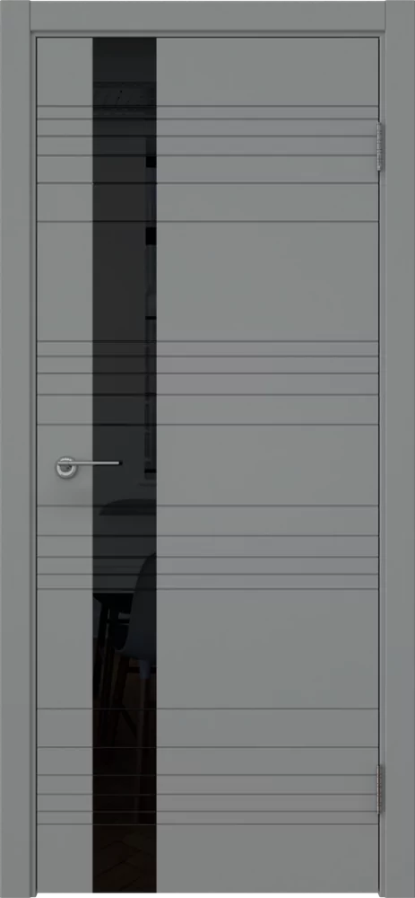 Межкомнатная дверь ПО DR 2.1 Эмаль-Лакобель черный