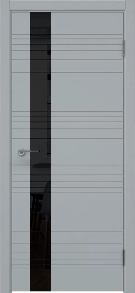 Межкомнатная дверь ПО DR 2.1 Эмаль-Лакобель черный