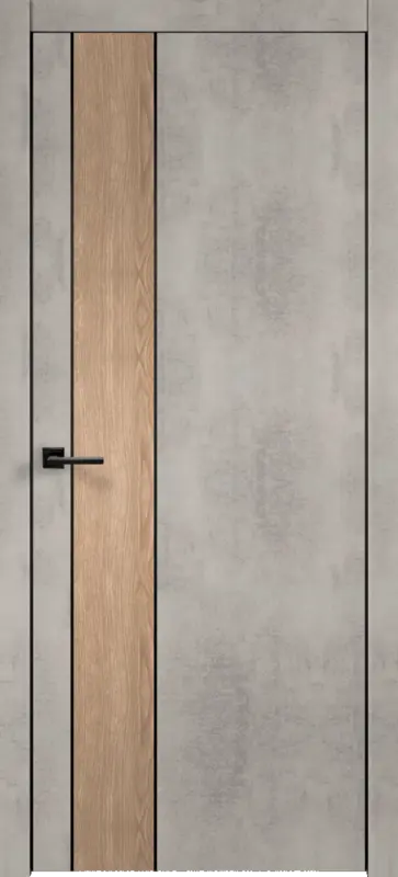 Межкомнатная дверь ПГ TECHNO BLACK DUO 2