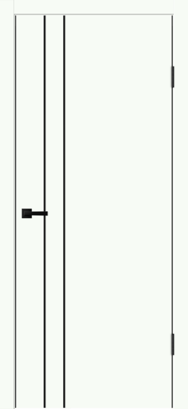 Межкомнатная дверь ПГ TECHNO M2 BLACK EMALUX