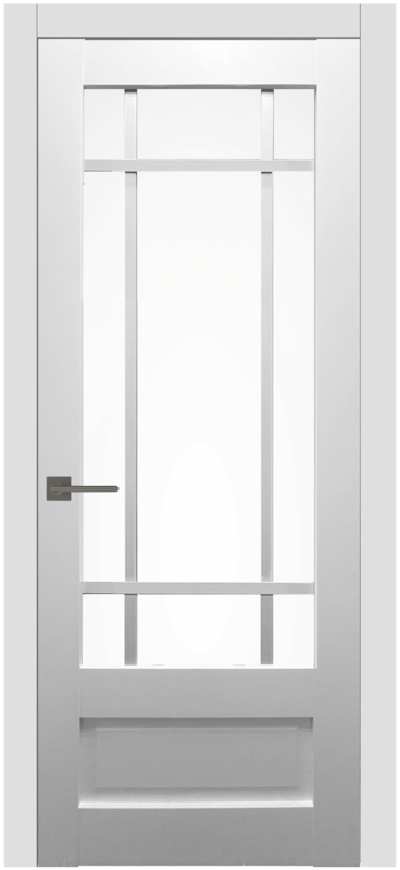 Межкомнатная дверь ПО VN2/1 Белый сатинат