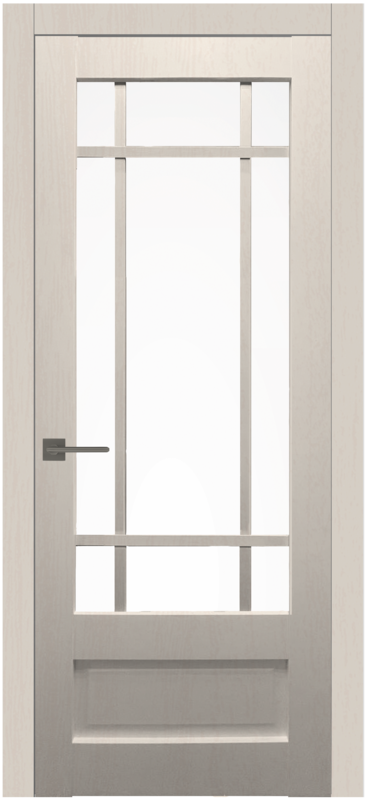Межкомнатная дверь ПО VN2/1 Белый сатинат