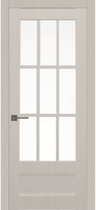 Межкомнатная дверь ПО VN2 Белый сатинат