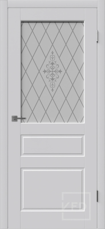 Межкомнатная дверь ПО Честер White art