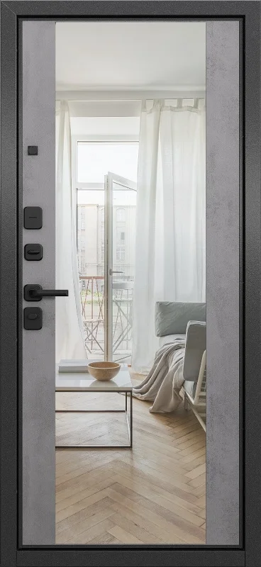 Входная дверь МКМ Траст Эко-336 Зеркало