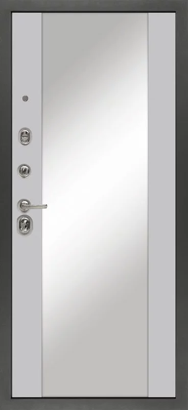 Входная дверь МКМ Карма Смарт Серая - Зеркало