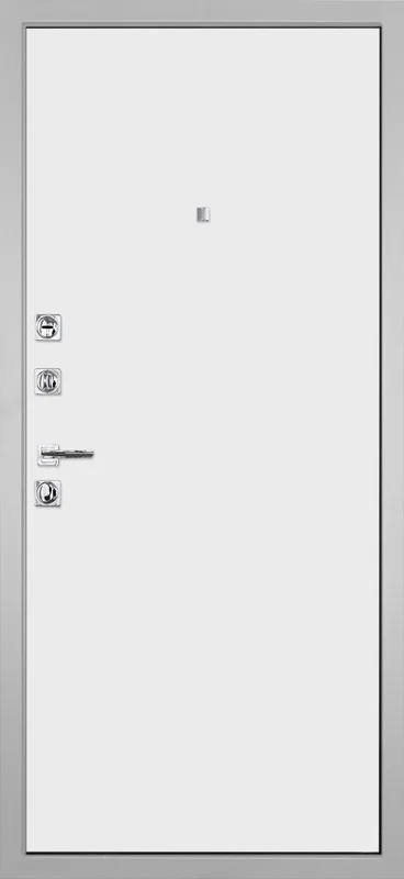 Входная дверь МКМ Гранит Пиано Белая