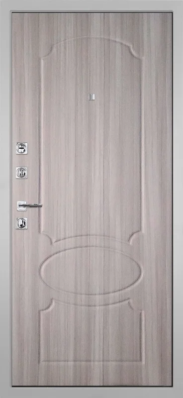 Входная дверь МКМ Гранит Пиано Белая