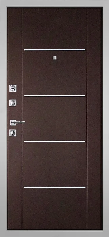 Входная дверь МКМ Гранит Пиано Белая