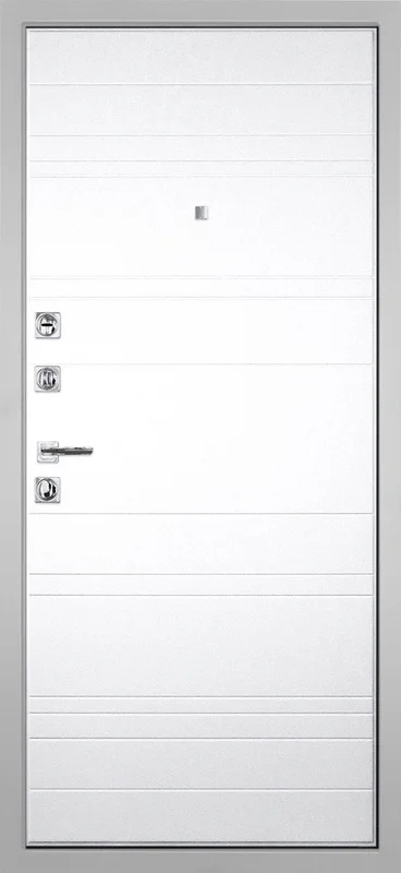 Входная дверь МКМ Гранит Пиано Белая