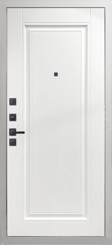 Входная дверь МКМ Гранит Пиано Белая