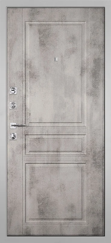 Входная дверь МКМ Гранит Пиано Белая