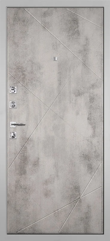 Входная дверь МКМ Гранит Пиано Белая