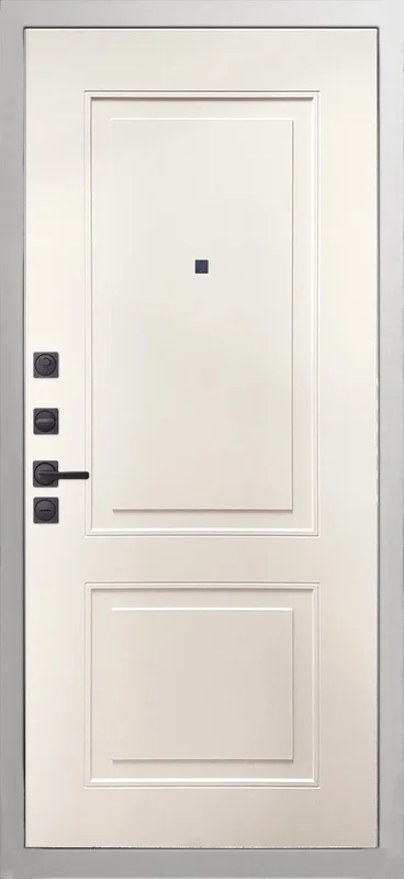 Входная дверь МКМ Гранит Пиано Белая