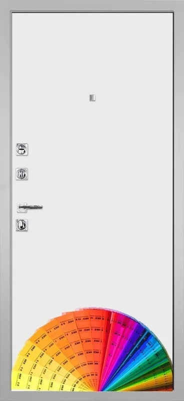 Входная дверь МКМ Гранит Пиано Белая