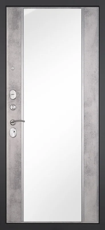 Входная дверь МКМ Гранит Геометрия Зеркало