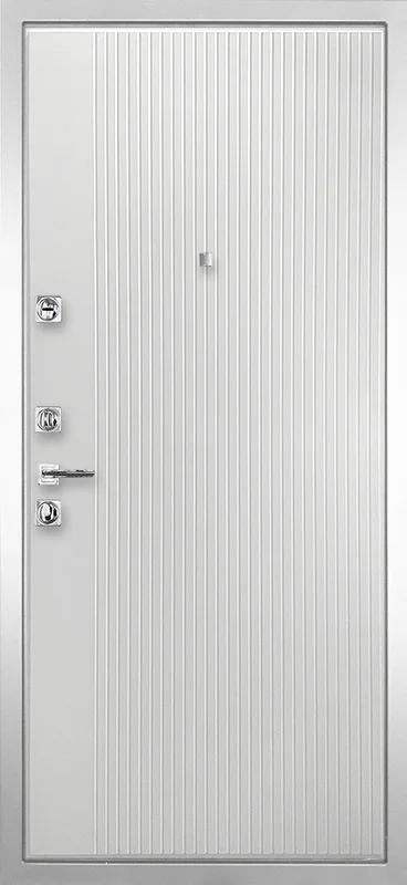 Входная дверь МКМ Гранит Пиано Белая