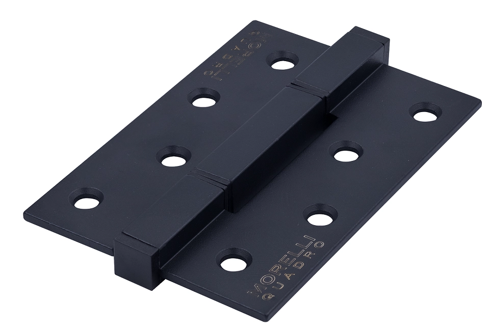 Петля дверная без врезки QUADRO-1 BL