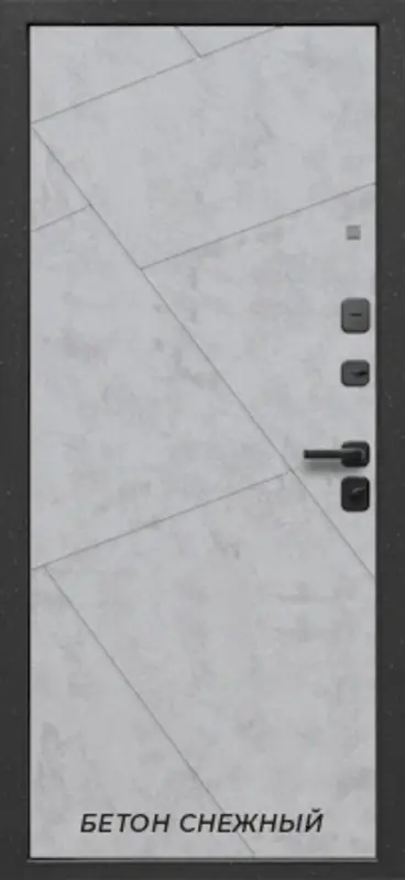 Входная дверь МКМ 9 см Геометрия Бетон снежный