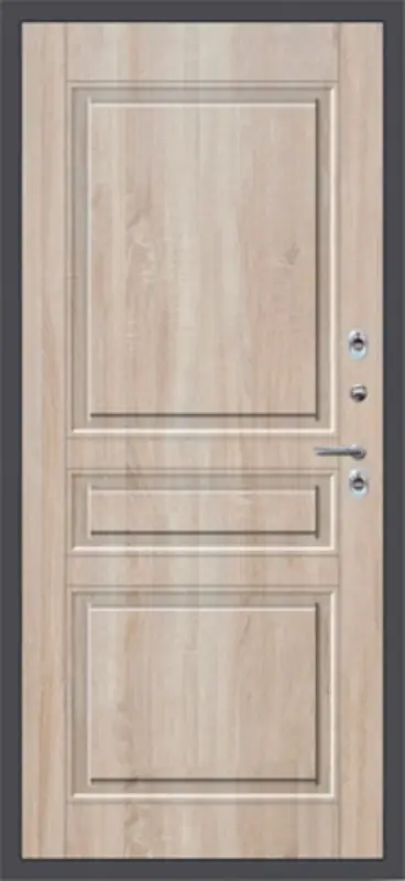 Входная дверь МКМ Броня 62 Термо (Букле графит)