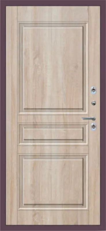 Входная дверь МКМ Броня 63 Термо (Букле опал)