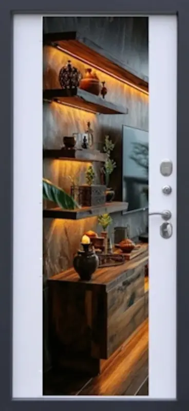 Входная дверь МКМ Броня Консул 1-Зеркало Термо (7024)