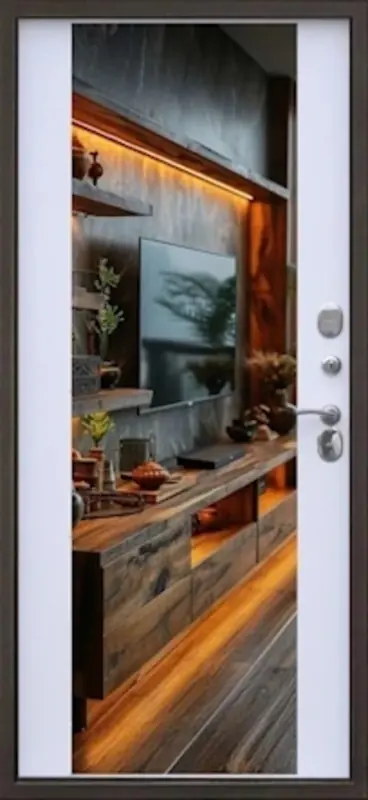 Входная дверь МКМ Броня Консул 2-Зеркало Термо (8017)