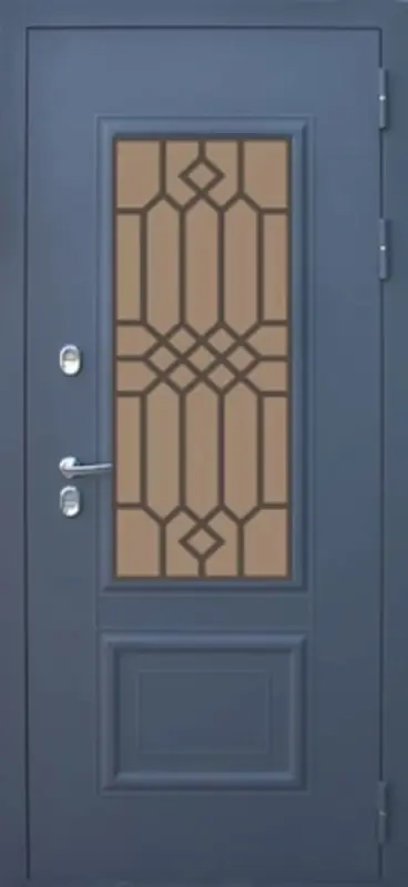 Входная дверь МКМ Броня Консул 3Ф Стеклопакет Термо (7024)