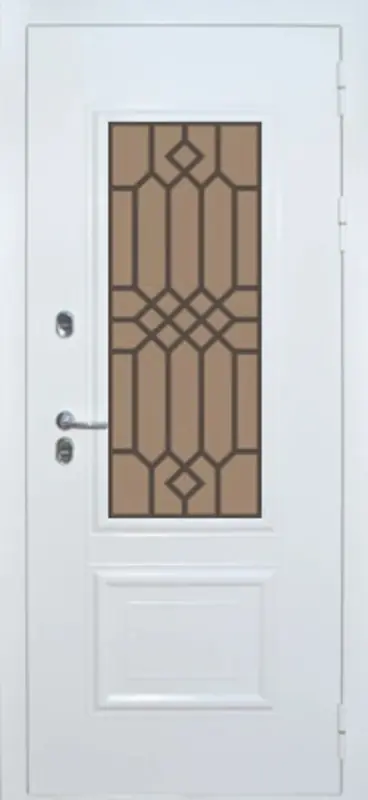 Входная дверь МКМ Броня Консул 3Ф Стеклопакет Термо (9003)