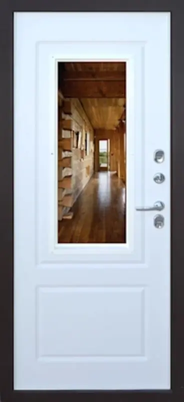 Входная дверь МКМ Броня Консул 3 Стеклопакет Термо (8017)