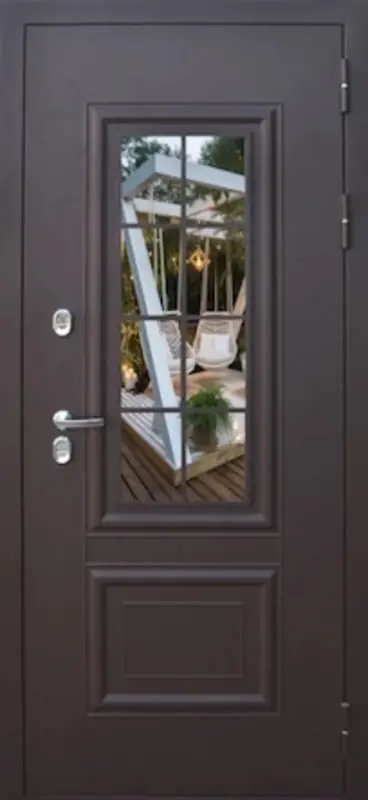 Входная дверь МКМ Броня Консул 3 Стеклопакет Термо (8017)