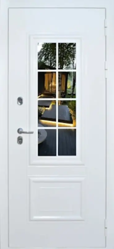 Входная дверь МКМ Броня Консул 3 Стеклопакет Термо (9003)